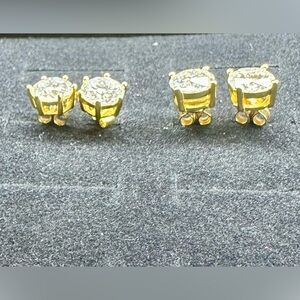 2ct moissanite Stud Earrings